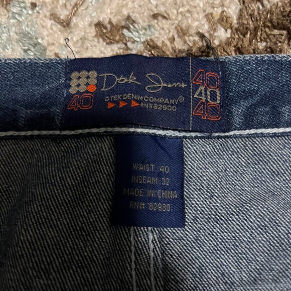 Vintage Dtek Baggy Jeans Size 38x31 Skater Southpole Style Y2K - Picture 6 of 6